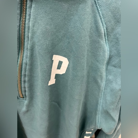 PINK Victorias Secret Quarter Zip Pullover, Size Large - Picture 3 of 6